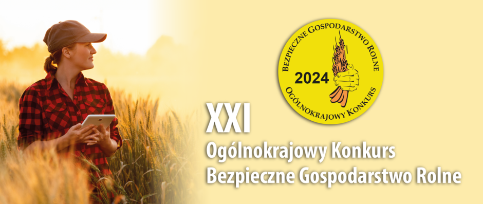 Banner internetowy konkursu Bezpieczne Gospodarstwo Rolne